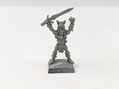 Warhammer Wood Elves Hero Champion Command Elves Citadel Metal Sword Bear #3
