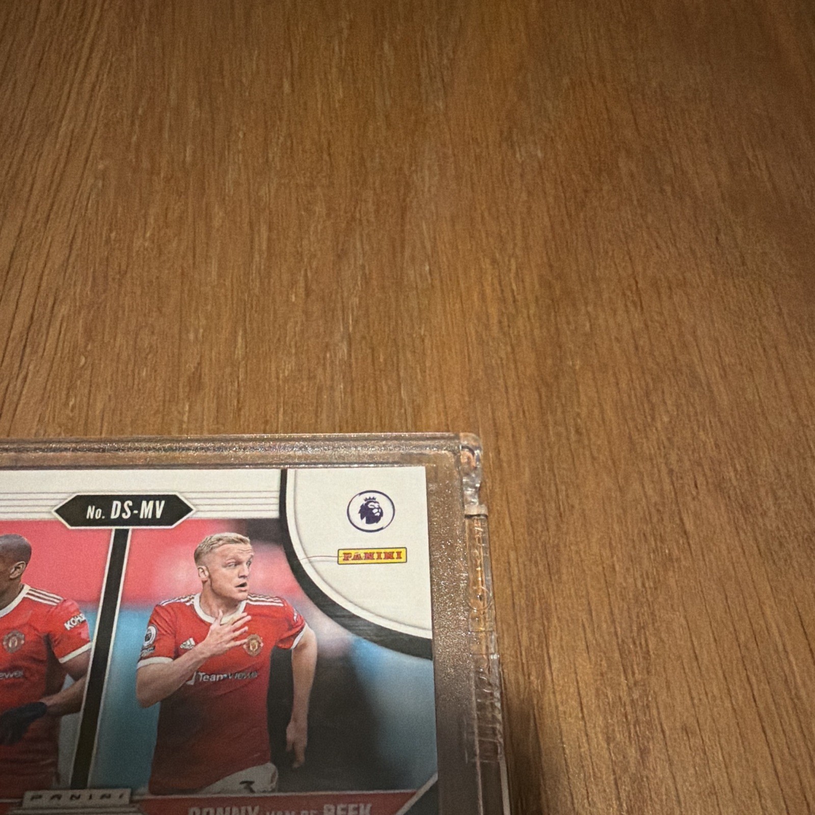 Anthony Martial Van de Beek Dual Auto Black Prizm 1/1 Manchester United 21/22 view 8