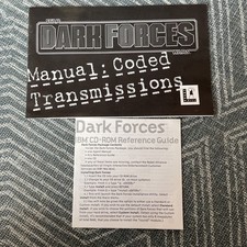 Star Wars: Dark Forces - PC Big Box - Lucas Arts - 1995 - Manuals Only - VGC