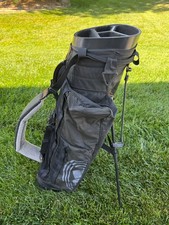 SUN MOUNTAIN Eclipse Deluxe - Black 4-Way Divide Single Strap Golf Stand Bag