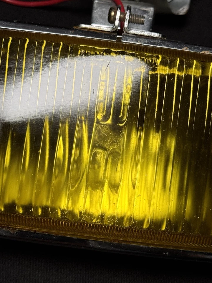 Vintage Yellow/Amber Fog Light Made In Japan - Image 3 of 4