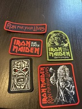 Iron Maiden - Official - Run For Your Lives 2026 Tour Patch Set Knebworth