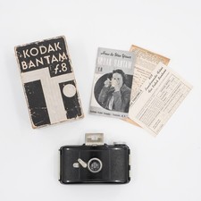 Kodak Bantam f.8 Vintage Camera Bakelite Body Original Art Deco Box 1930s 1940s