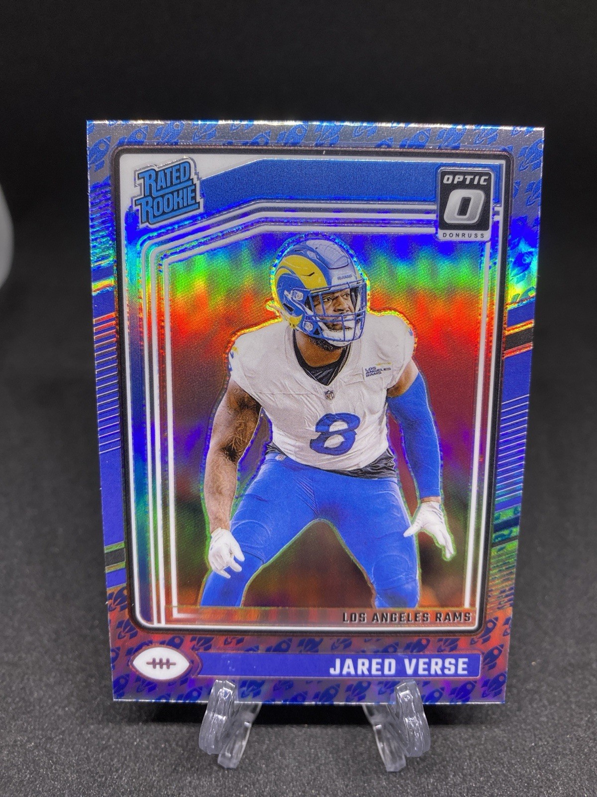 Jared Verse 2024 Optic Rated Rookie Rocket Emoji Prizm RC #242 RAMS!