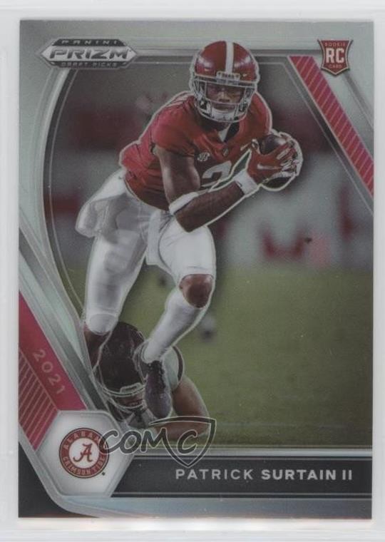 2021 Panini Prizm Draft Picks Silver Prizm Patrick Surtain II #143 11qd