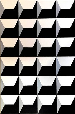 Op Art Print   250gsm Semi Gloss    Optical Illusion Wall Art -   A4 A3 A2 A1 A0