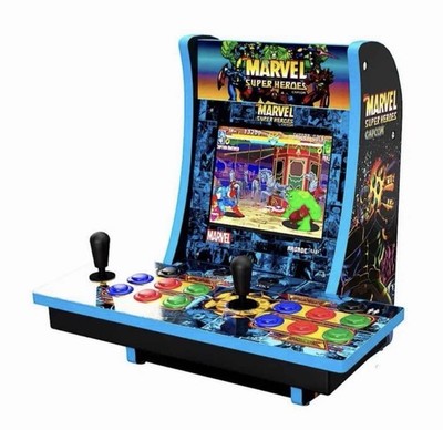 Arcade1Up Marvel vs Capcom Super Heroes Countercade Light-Up Marquee. New