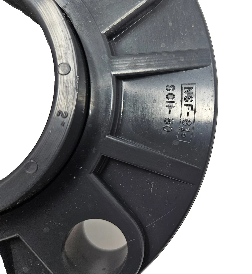 Colonial Series Butterfly Valve PVC 2" BFV PVC/EPDM Red Lever Handle V20411N - Image 4 of 4