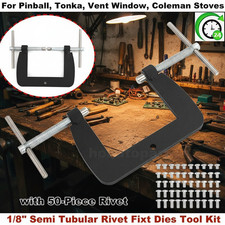 Semi Tubular Rivet Tool For 1/8" Semitubular Rivets Vent Window Restoration Fix