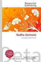 Lambert M. Surhone (U. A.) | Radha (Actress) | Taschenbuch | Englisch (2026)