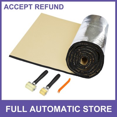 Single 60''x40'' Sound Insulation Mat Door Hood Engine Heat Insulation Universal