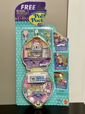 Polly Pocket 1995 Stylin' Salon Bluebird New With Package Damage