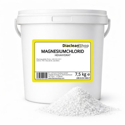 Magnesiumchlorid Hexahydrat - E511 - Pulver in Pharma-Qualität 7,5kg