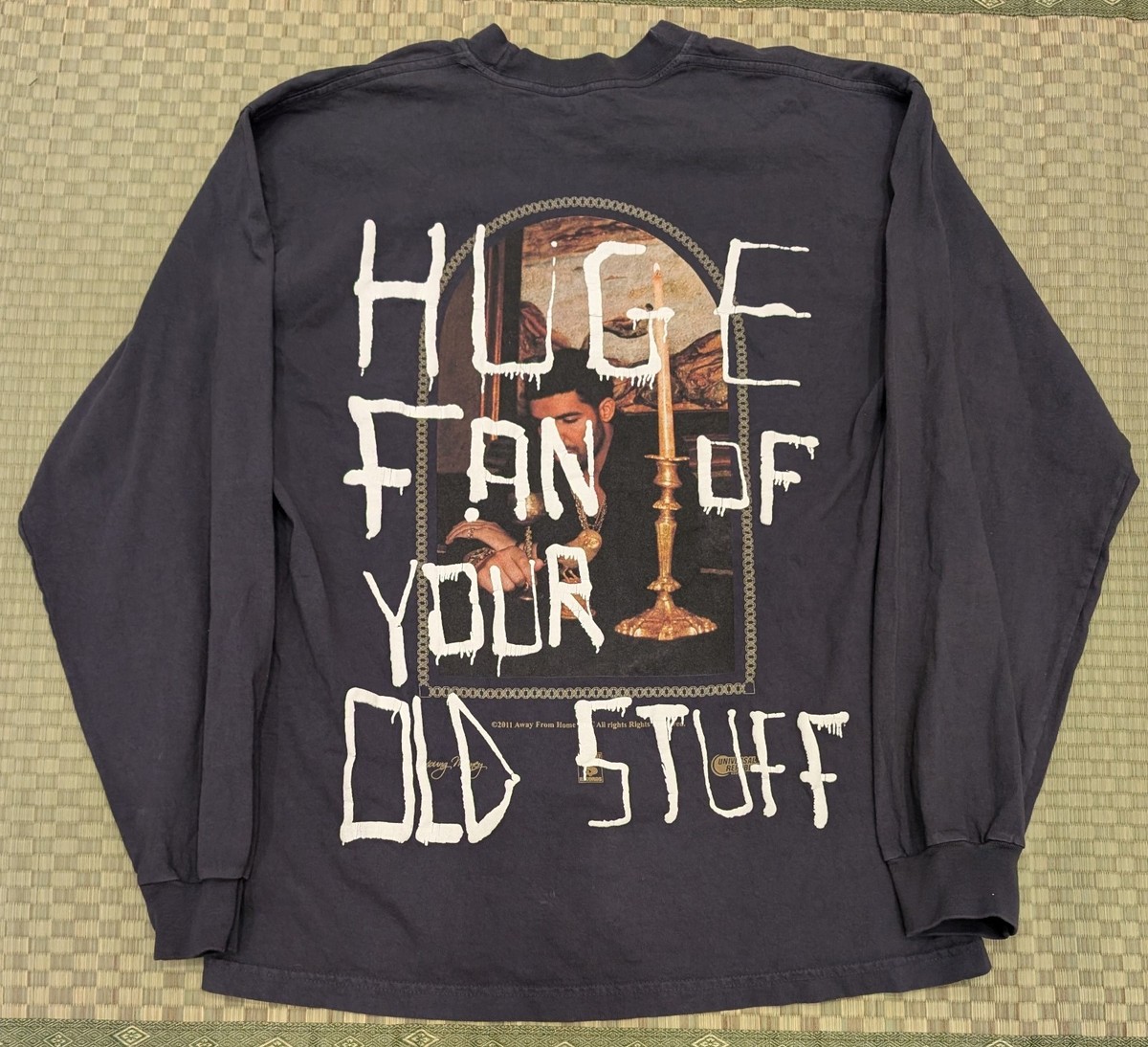 Drake Related Men's Take Care Honestly Nevermind LS T-shirt Size L