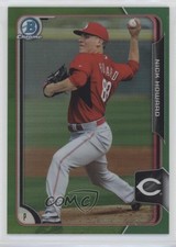 2015 Bowman Draft Chrome Green Refractor 57/99 Nick Howard #193 sh7