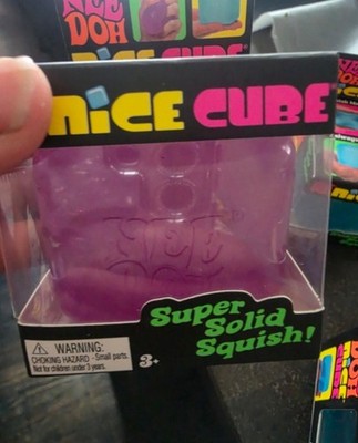 Schylling NeeDoh Nice Cube Super Solid Squish Squeeze Toy Blue/Purple