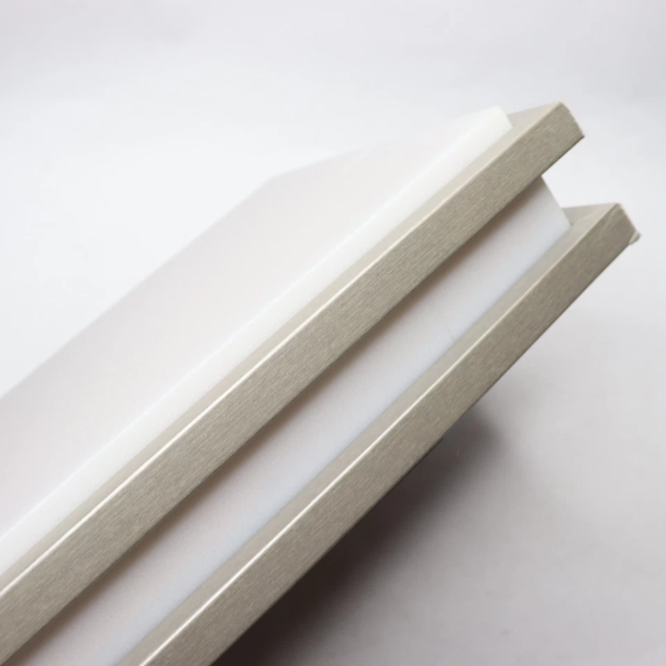 Lithonia Lighting Linear Saturn LED Flush Mount Brushed Nickel - Cracked Plastic - Image 4 of 4