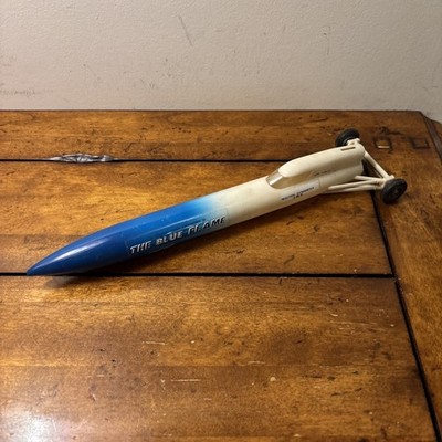 THE BLUE FLAME Land Speed Rocket Car Promo Model Incomplete Rare Vintage