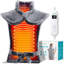 Heating Pad for Back Pain Relief, 24"X33" Weighted Heating Pad for Neck and Shou