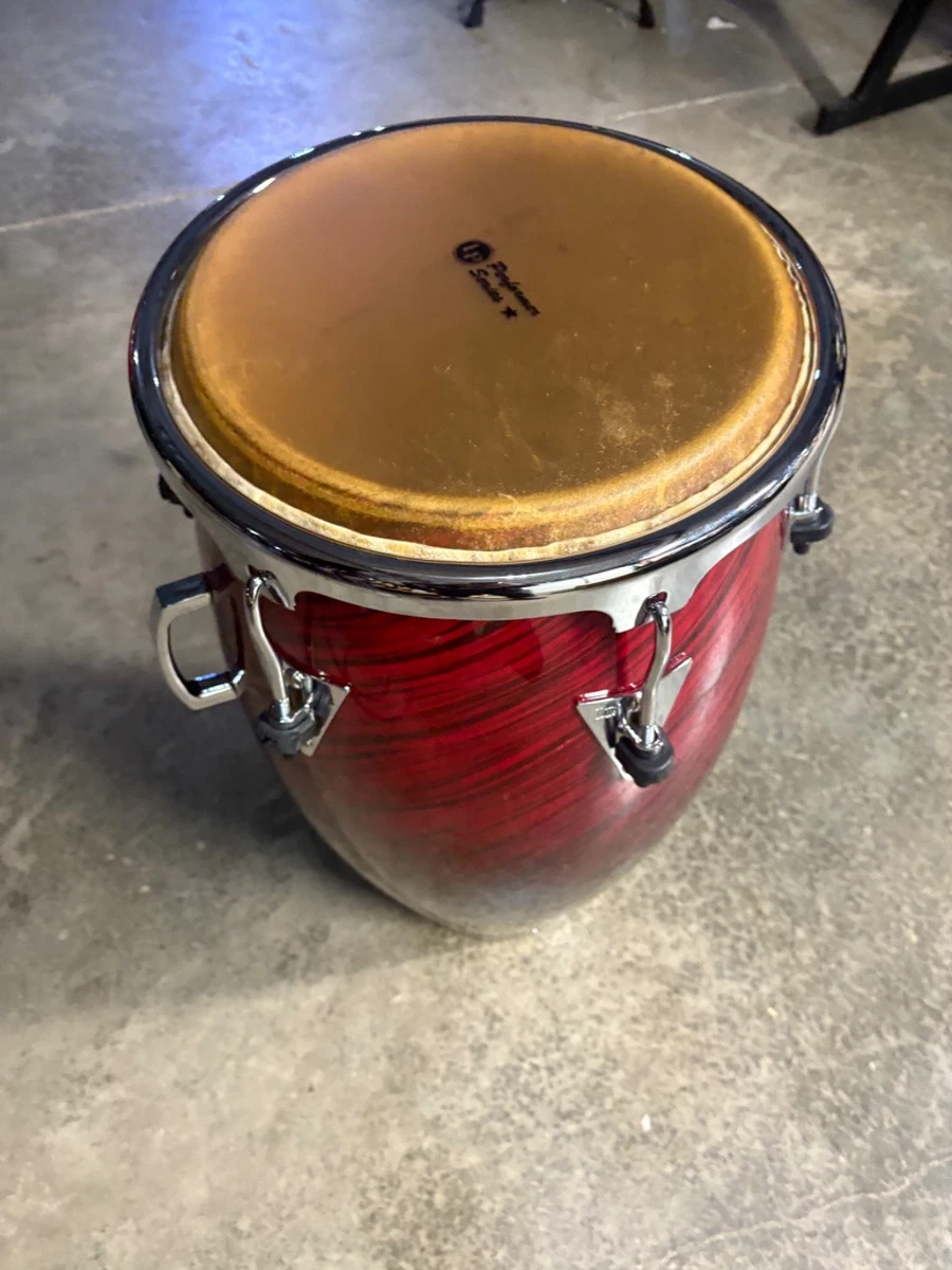 LP Performer Series Conga With Chrome Hardware 12.5 Inch Tumba Red