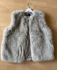 LC Waikiki Fellweste Weste Kunstfell Fake Fur Beige M - L