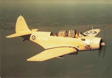 Postcard Unposted Airlines Douglas TBD-1 "Devastator" 