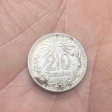 1941-M Mexico 20 Centavos .720 Silver Coin