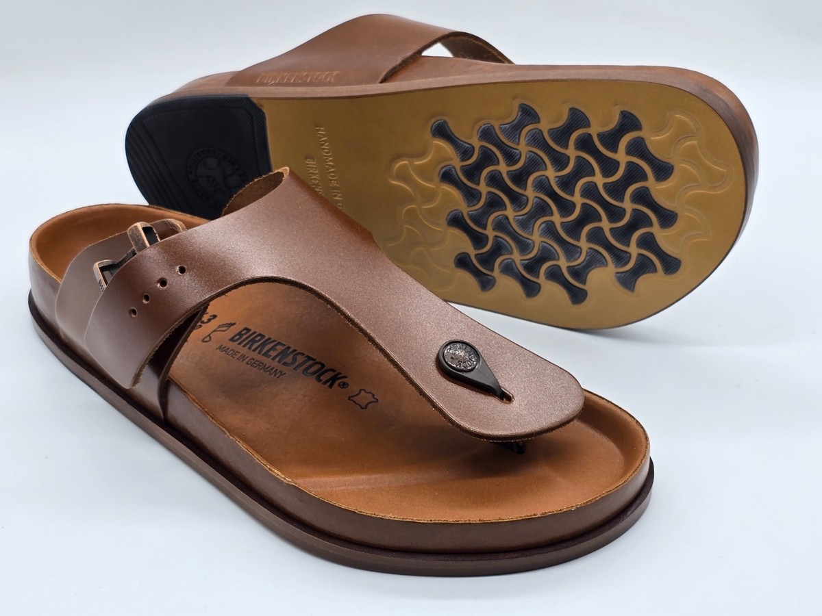 (ほぼ未使用品］BIRKENSTOCK Ramses BS 24.5センチ Birkenstock Premium Leather RAMSES AVANTGARDE Cognac 43 Regular