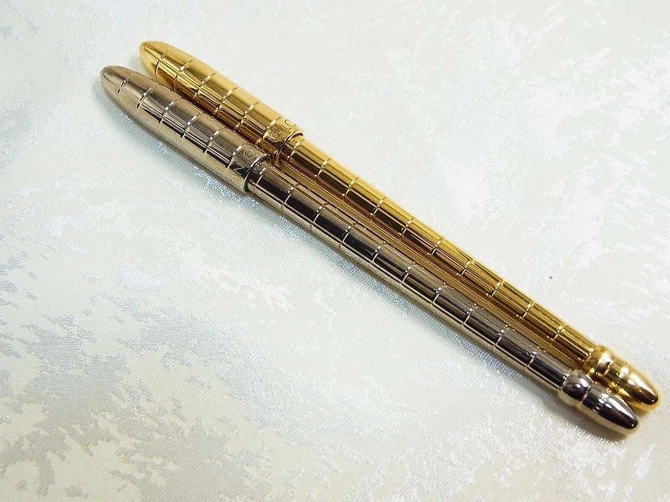 Louis Vuitton Bolígrafo Twist Chapado en Oro y Plata 2 Set para Stilo Agenda - Imagen 4 de 4