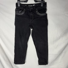 Boys Designer Western Jeans Relaxed Fit/bootcut Adj Waist 4R