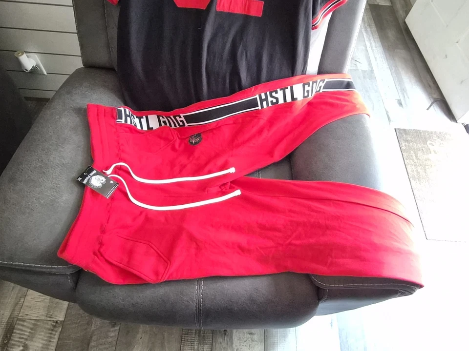 Camisa Hustle Gang Para Hombre 2XL Cabeza de Jefe Tribal Nativo Americano Foto 3 de 4