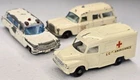Lesney Matchbox Lot Of 3 Lomas Mercedes Cadillac Ambulance Vintage