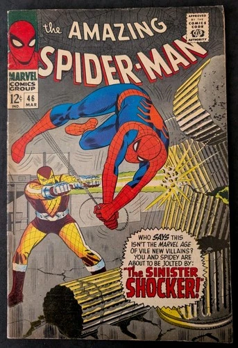 Amazing Spider-Man #46 1967 Marvel KEY 1st App Shocker Origin VG/FN Romita Art