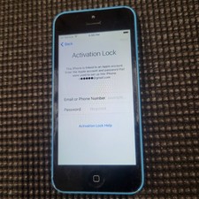 Apple iPhone 5c 16GB - ME555ll/A - Blue- Used - Locked - With Charging Cord