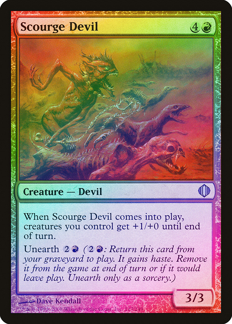 Scourge Devil FOIL Shards of Alara NM Red Uncommon MAGIC MTG CARD ABUGames  | eBay