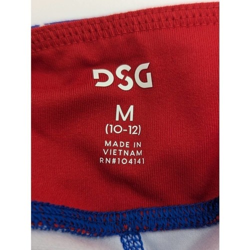 New DSG Shorts Gymnastics Dance Cheer Performance Size Medium Red White Blue - Picture 4 of 7