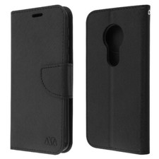 EATCYE Cover per Motorola Moto G62 5G, Flip Libro Libretto Custodia in Pelle PU per Motorola Moto G62 5G [Protezione Completa] [Slot per Scheda] [Funzione di Supporto] (Blu