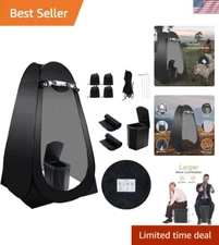 Portable Camping Toilet Kit for Adults, Pop up Privacy Tent, X Large Folding ...