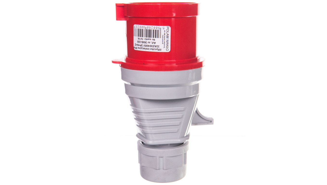 Portable insulating plug 32A 400V 5P IP44 /quick connect/ 3648-326 /T2UK