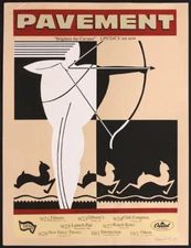 Pavement 1997 Brighten The Corners Tour Poster Steve Walters s/n