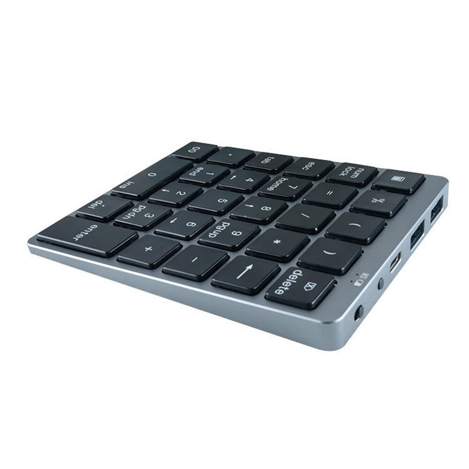 Numeric Keypad Numpad Rechargeable 28Key External