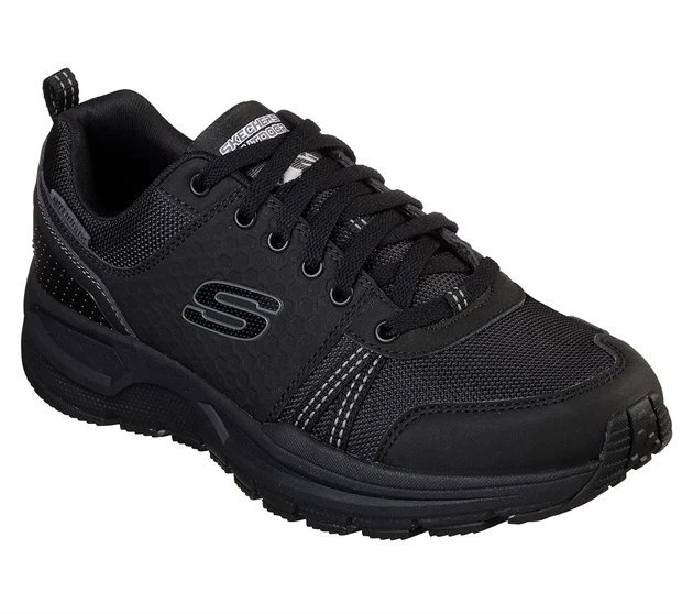 Humillar italiano whisky Skechers Trail Black Wide Fit shoes Men&#039;s Sporty Hike Memory Foam  Outdoor 51700 | eBay