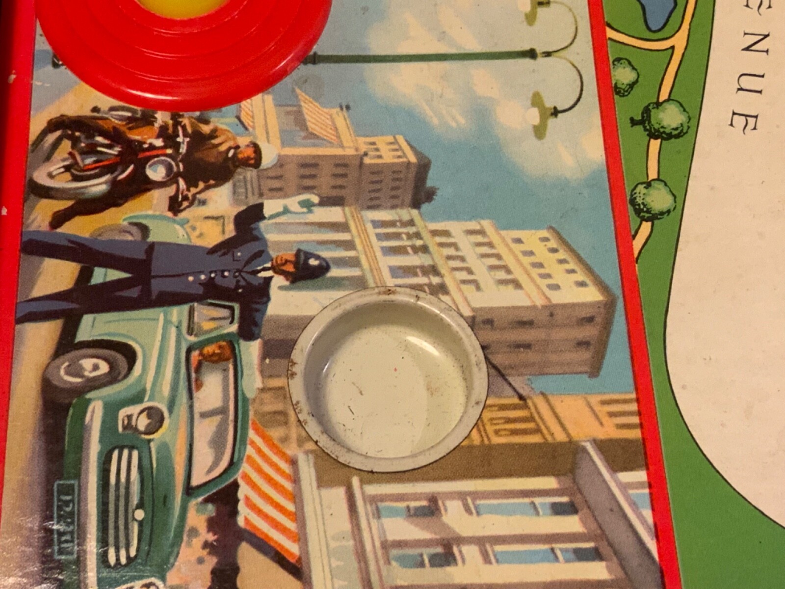 vintage table top game merit toy remote control driving test J&L