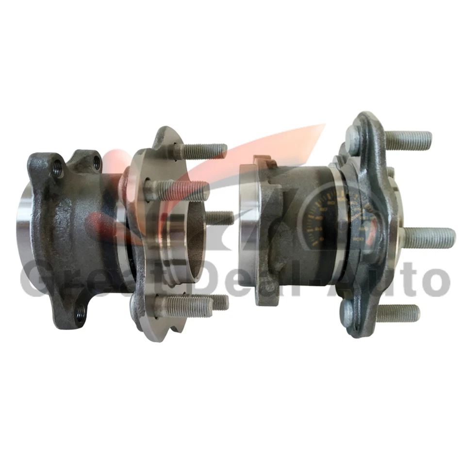 PAIR REAR WHEEL BEARING HUBS HUB ASSEMBLY for NISSAN X-TRAIL T31 AWD 2007-2014 - image 3 of 4