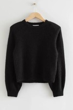Other stories Padded shoulders sweater