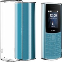 For Nokia 105 4G (2023) Case, Slim Clear Silicone Shockproof Gel Phone Cover