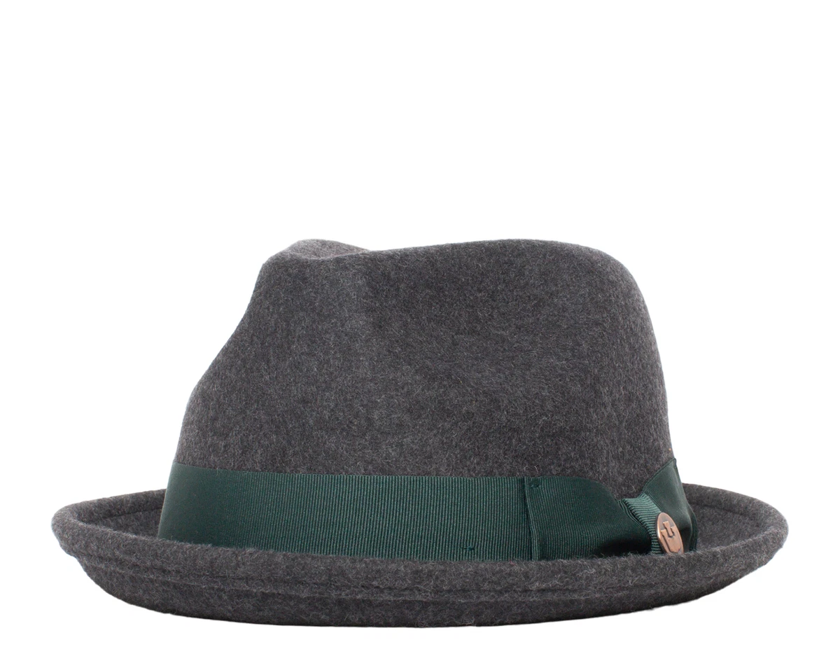 Wool Fedora Hats Goorin Bros for Men for sale | eBay Goorin Bros. L Green Herringbone Wool Tweed Fedora Hat main image 1