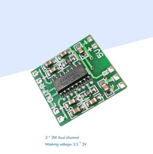 10PCS 2.5-5V input board PAM8403 2X3W Mini Audio Class D amplifier board