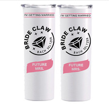 BRIDE GIFT CUSTOM TUMBLER Engagement CUSTOM BACHELORETTE DRINKING TUMBLER