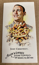 2008 Allen & Ginter Joey Chestnut #109 Mini Ginter Back Baseball Card PF1 24007